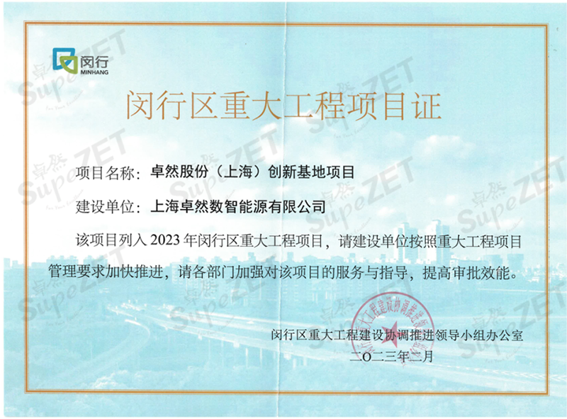 共建未来丨尊龙时凯股份（上海）创新基地亮相“2023年闵行区重大工程项目开工仪式”主会场！